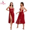 Fancyra Women Nightdress Nightgown Babydoll Lingerie With Thong