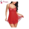 Fancyra Women Nightwear Babydoll Honeymoon Backless Sleepwear Lingerie Set