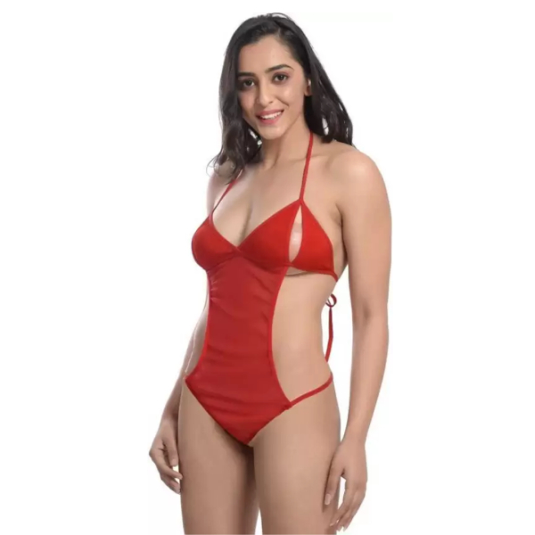 Fancyra Women Nightwear Lingerie Free Size Red Color - Image 2