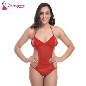 Fancyra Women Nightwear Lingerie Free Size Red Color