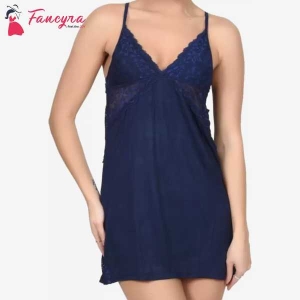 Fancyra Women Nightwear Lingerie Lace Chemise Sleepwear Babydoll Free Size