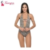Fancyra Women Nightwear Solid Midi Babydoll Sleepwear Lingerie For Women Tiger Print Design Free Size