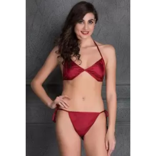Fancyra Women Non Padded Bra And Panty Set With Thread Free Size - Image 4
