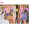 Fancyra Women Off-Shoulder Gradient Bodycon Style Bodysuit Stocking Lingerie