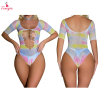 Fancyra Women One Piece Colorful Mini Dress