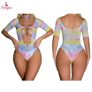 Fancyra Women One Piece Colorful Mini Dress