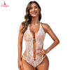 Fancyra Women One Piece Elegant V-neck Babydoll Lingerie