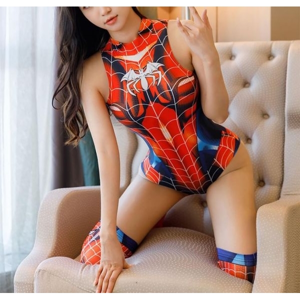 Fancyra Women One Piece High Waist Bodysuit Anime Cosplay Costume Teddy Lingerie Set - Image 3