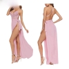 Fancyra Women One Piece Lingerie Deep V Lace Bodysuit Mosaic Lace Teddy Mesh Skirt Sleepwear