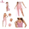 Fancyra Women One Piece Lingerie Deep V Lace Bodysuit Mosaic Lace Teddy Mesh Skirt Sleepwear Babydoll Lingerie