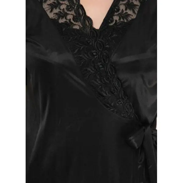 Fancyra Women Pack of 4 Satin Solid Stylish Sleepwear Nighty Nightwear Set - Image 5