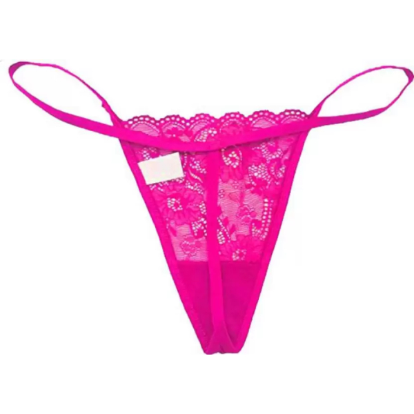 Fancyra Women Pink Soft Comfortable Adjustable G-String Panty Thong For Women - Image 3