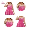 Fancyra Women Polka Printed Babydoll Lingerie Pink Night Dress