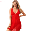 Fancyra Women Red Floral Lace See Through Hot Babydoll Lingerie Nighty