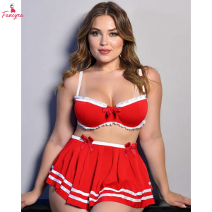 Fancyra Women Sailor Inspired Lingerie with Bra