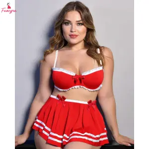Fancyra Women Sailor Inspired Lingerie with Bra