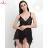 Fancyra Women See Through Adorable Net Lace Nighty Babydoll Lingerie