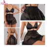 Fancyra Women See through Babydoll Lingerie Nightdress with Thong