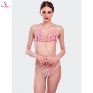 Fancyra Women Self-Design Bra Panty Lingerie Set