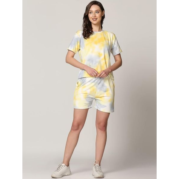 Fancyra Women Sexy Beautiful Pattern Pajama Sets Sleeveless Cami Set Sleepwear - Image 3