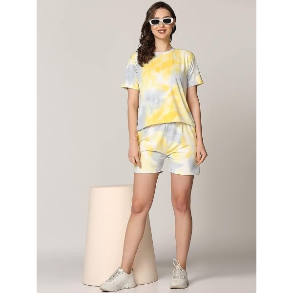 Fancyra Women Sexy Beautiful Pattern Pajama Sets Sleeveless Cami Set Sleepwear - Image 4