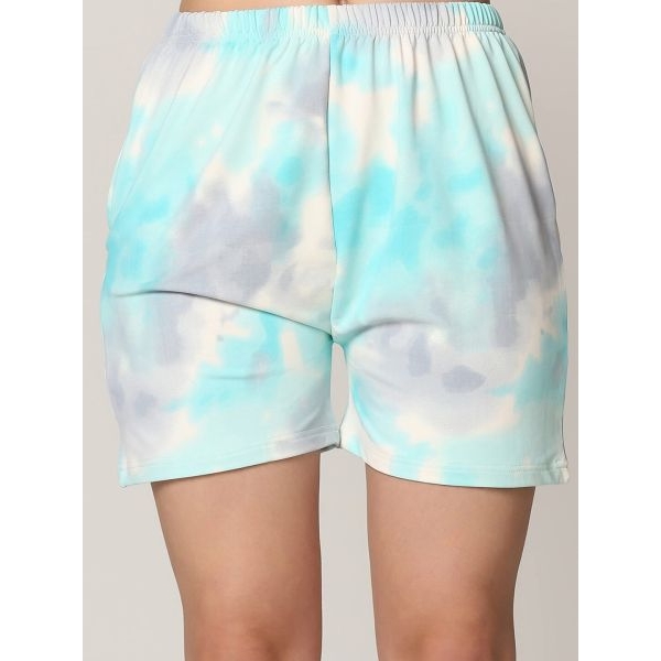 Fancyra Women Short Sleeves Printed T-shirt & Shorts Pajama Nightwear Set - Image 5