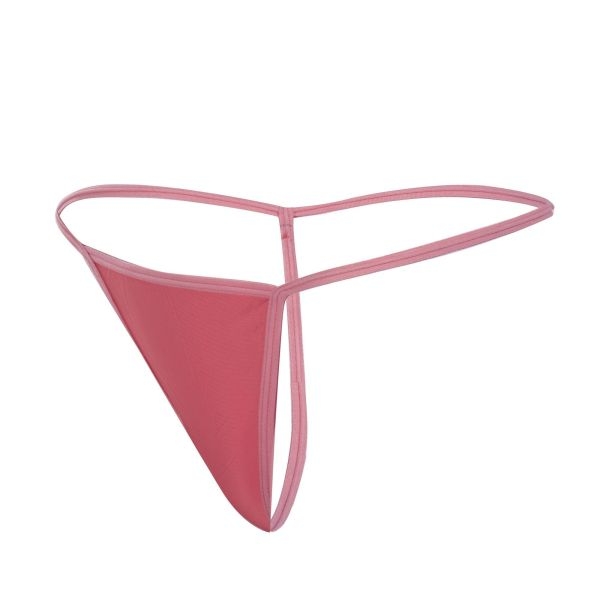 Fancyra Women Soft Comfortable Pink G-String Thong Panty - Image 5