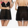 Fancyra Women Soft Net Babydoll Lingerie With G String Panty Free Size Black Color