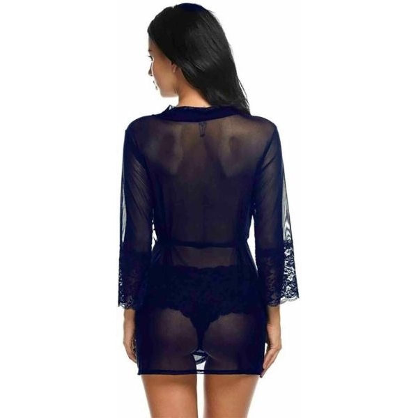 Fancyra Women Soft Net Lace Elegant Nightdress Babydoll Lingerie - Image 3