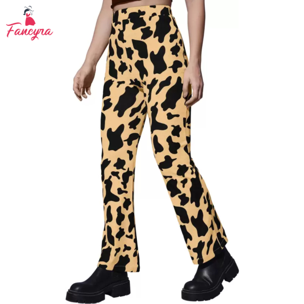 Fancyra Women Solid Casual Printed Stretchable Track Pant Trouser - Image 3