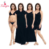 Fancyra Women Solid Satin Night Wear Nighty dress with Pajama and Bikini Sets