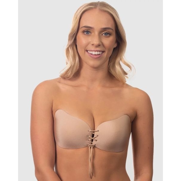Fancyra Women Strapless Invisible Silicone Backless Adhesive Bra - Image 4