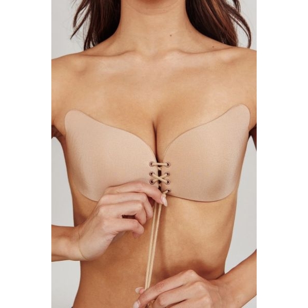 Fancyra Women Strapless Invisible Silicone Backless Adhesive Bra - Image 5