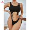 Fancyra Women Straps Hollow Out Backless Jumpsuit Style Bodysuit Lingerie