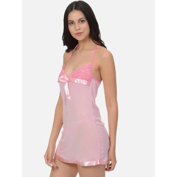 Fancyra Women Stylish Baby Doll Lingerie For Honeymoon With G String Panty - Image 3
