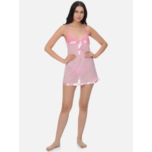 Fancyra Women Stylish Baby Doll Lingerie For Honeymoon With G String Panty - Image 5