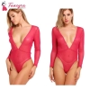 Fancyra Women Stylish Plain Above Knee Babydoll Lingerie Bodysuit Free Size Pink Color