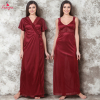 Fancyra Women Two Piece Satin Nightwear Set
