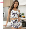 Fancyra Women Two Piece Set Cami Top & Short Pajama Set Nightwear