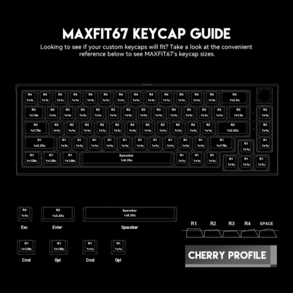 Fantech Maxfit67 MK858 RGB Mechanical Hotswap Keyboard - Image 5