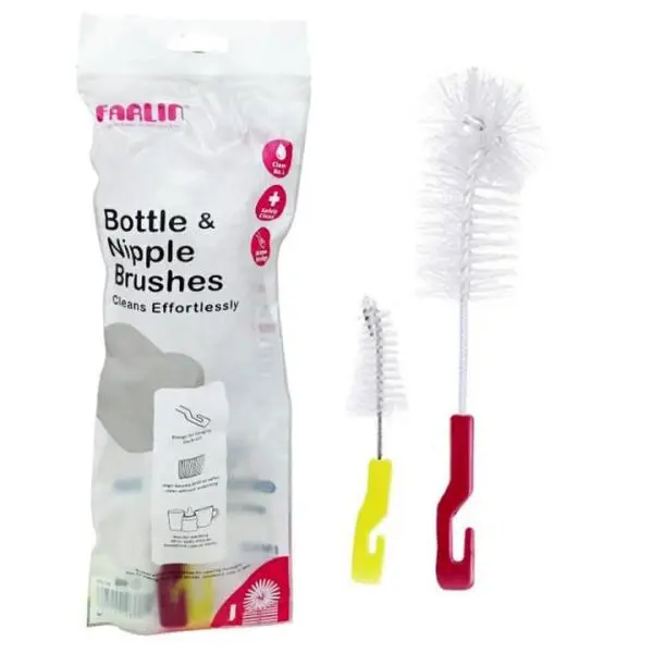 Farlin Bottle and Nipple Brushes 2 in 1 Pack