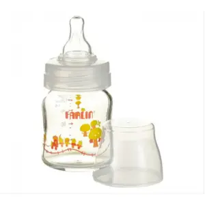 Farlin Feeding Bottle Glass Wide Neck 120cc