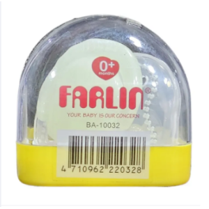 Farlin Glow In The Dark BPA-free Pacifier Mouth Shape Infant Toddler Baby Soother Nipple for 0 Months+