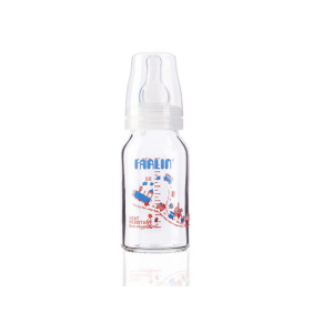 Farlin Heat Resistant α-33 Glass Feeding Bottle_120ml S 0M+
