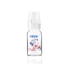 Farlin Heat Resistant α-33 Glass Feeding Bottle_120ml S 0M+