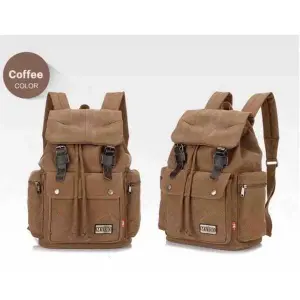 Fashion Canvas Backpack For Men & Women Rucksack Unisex For Travel Hiking School College Backpack