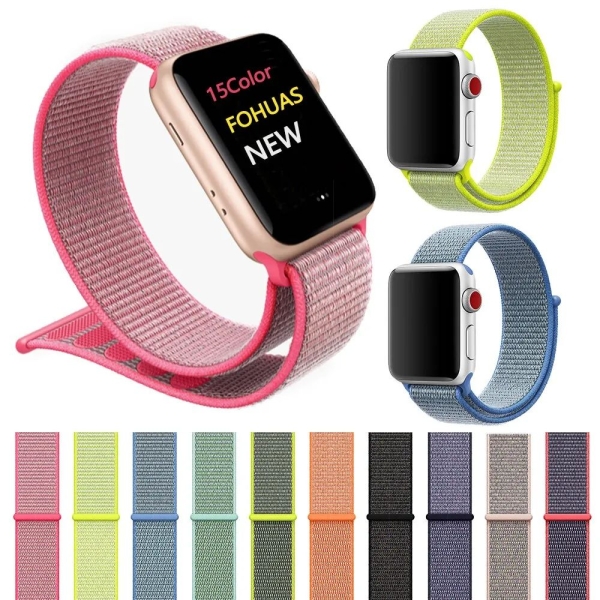 Fashion Nylon Watch Strap For Apple Watch (42–44 mm)