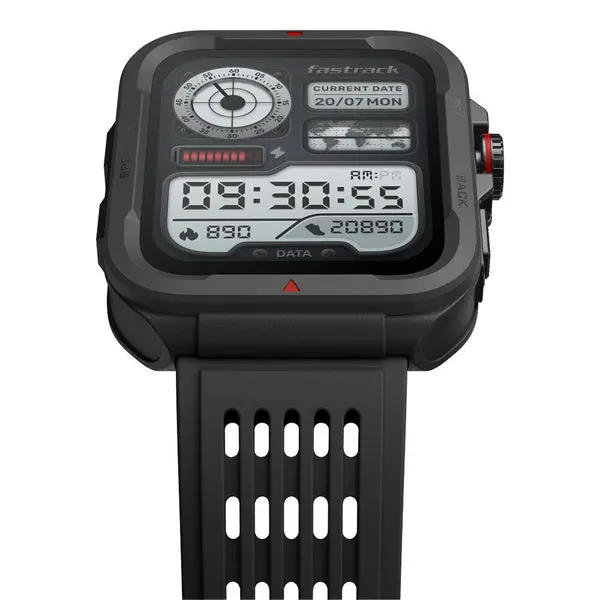 Fastrack Active Smart Watch Unisex With Black Colour Silicone Strap - Image 3