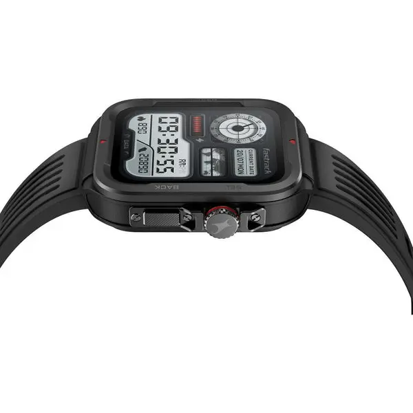 Fastrack Active Smart Watch Unisex With Black Colour Silicone Strap - Image 4