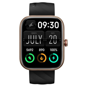 Fastrack Kruz+ 4.85 CM Super HD Display with Functional Crown and AI Voice Assistant Smart Watch for Unisex
